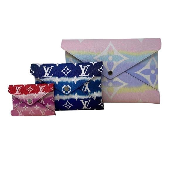 NEW Louis Vuitton Pochette Set Kirigami Escale Tie-Dye Giant Monogram - Picture 1 of 12